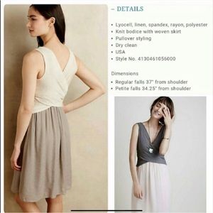 Anthropologie Amadi Surplice Lola Shift Dress